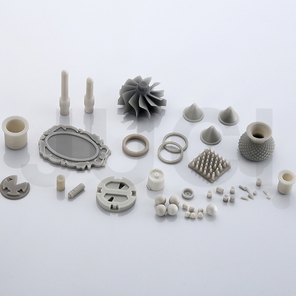 Injection-molded aluminum nitride ceramics